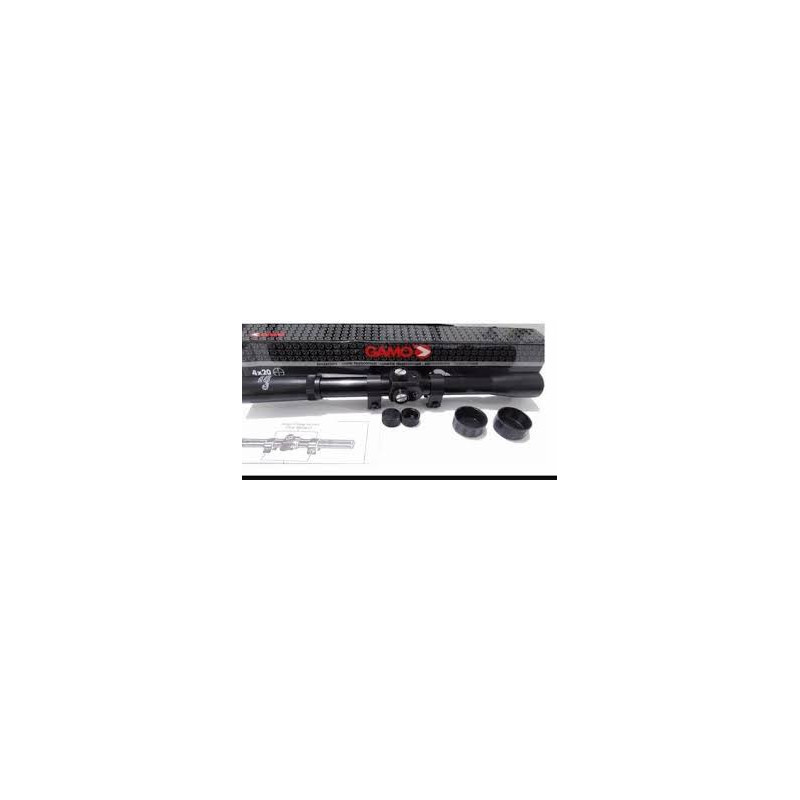 Black .177 Gamo Air Rifle 4x20 Scope, 4-20