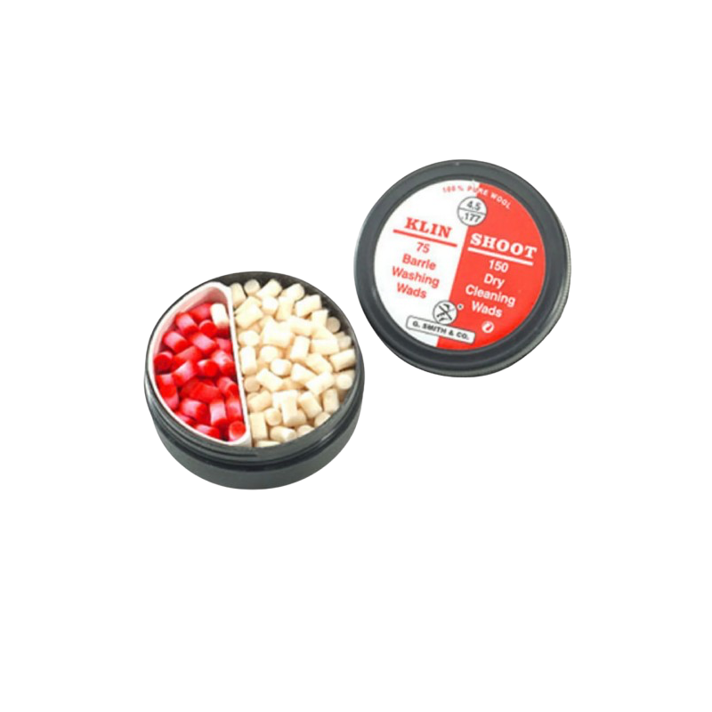 Klin Shoot Airgun Cleaning Wads/Pellets 0.177cal & 0.22cal From G Smith & Co
