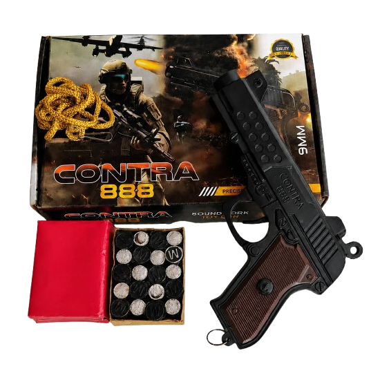 Contra 888 Sound Gun Toy Pistol