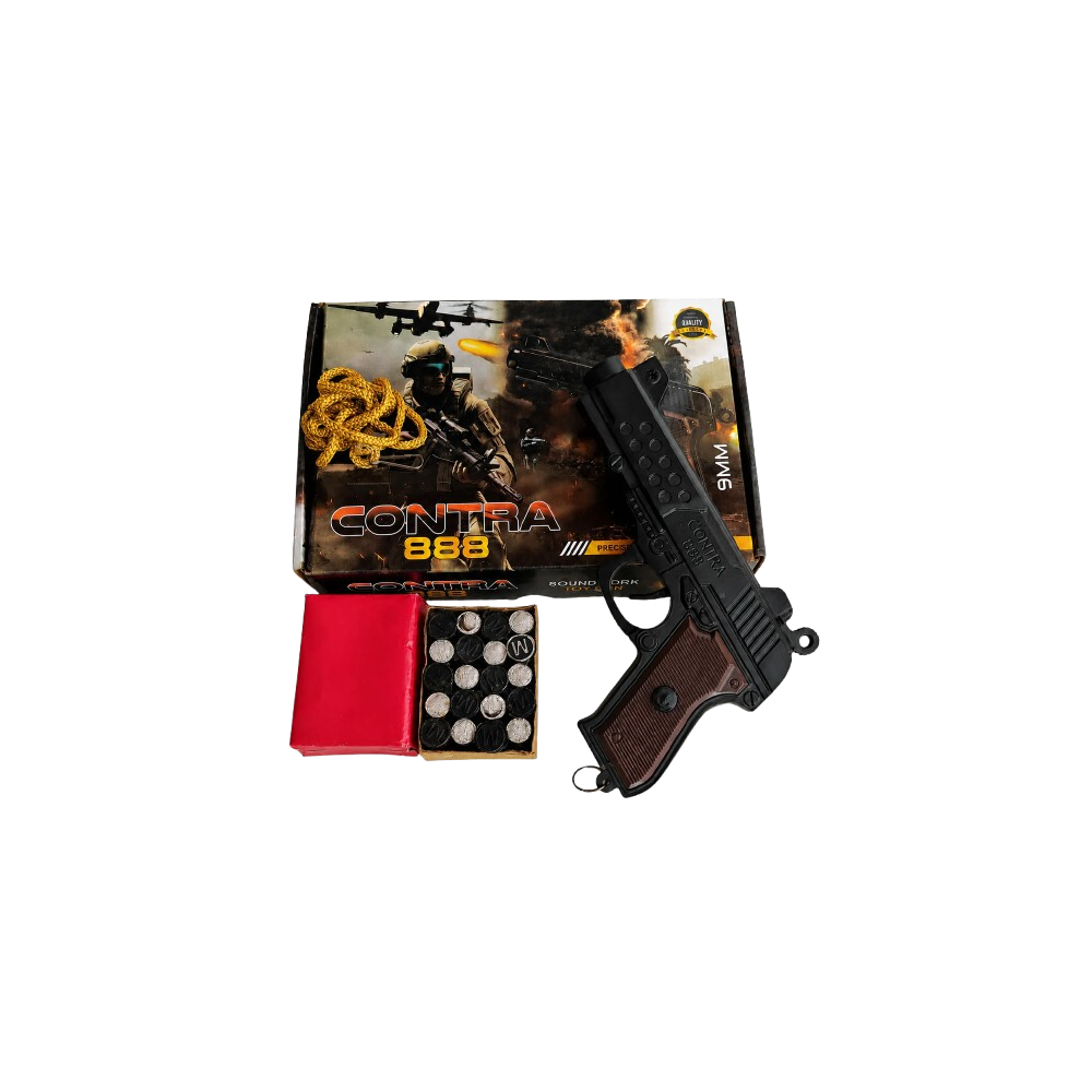 Contra 888 Sound Gun Toy Pistol