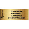Name Tag for Walther Rifle case