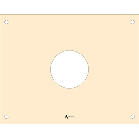 10M Air Pistol/Rifle Electronic Target Mask/Template Card Paper Ivory (10 pcs)