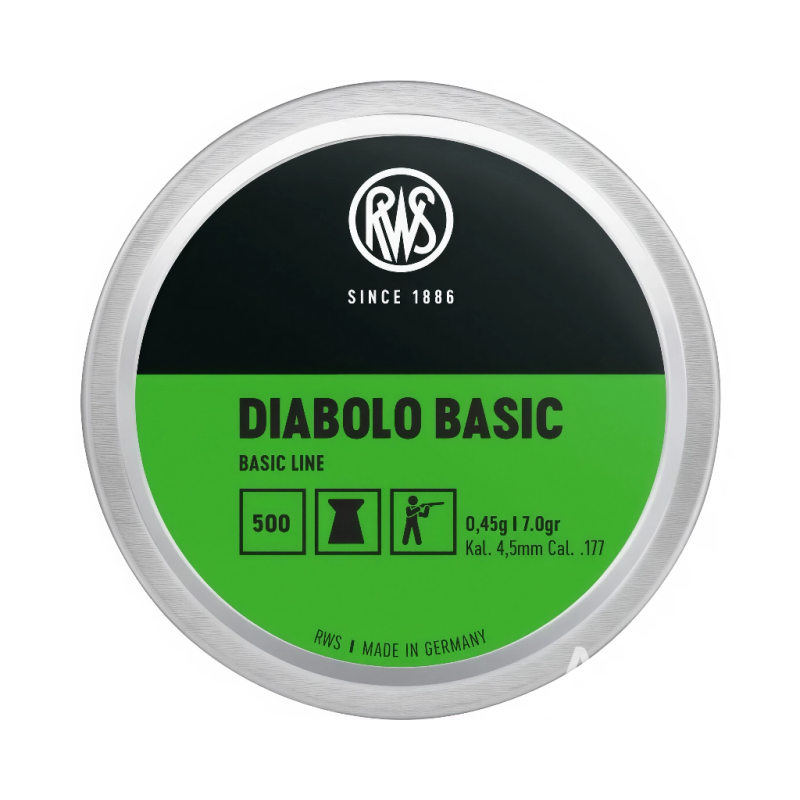 Diablo Green Flat Target Pellets .177 4.5mm